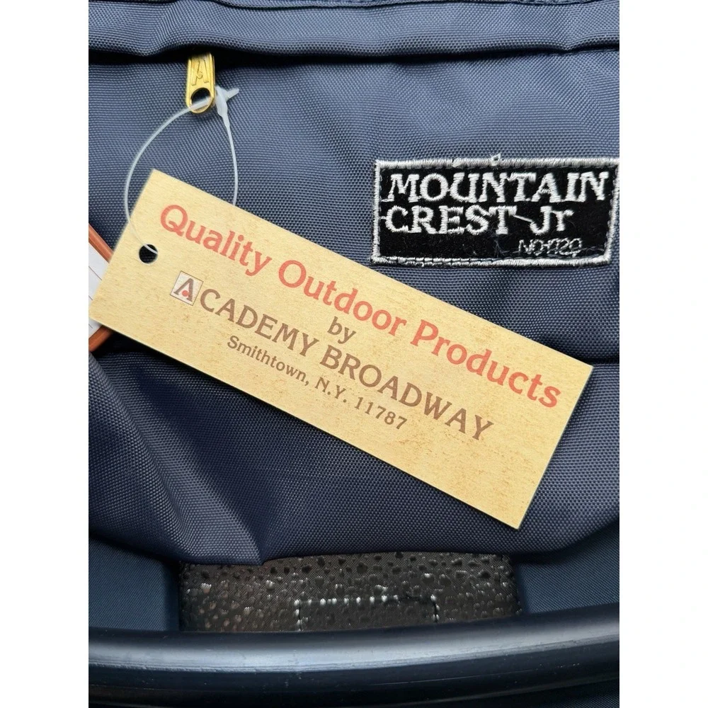 Vintage Academy Broadway Mountain Crest Jr #1730 Blue External Hiking Backpack - Picture 7 of 9